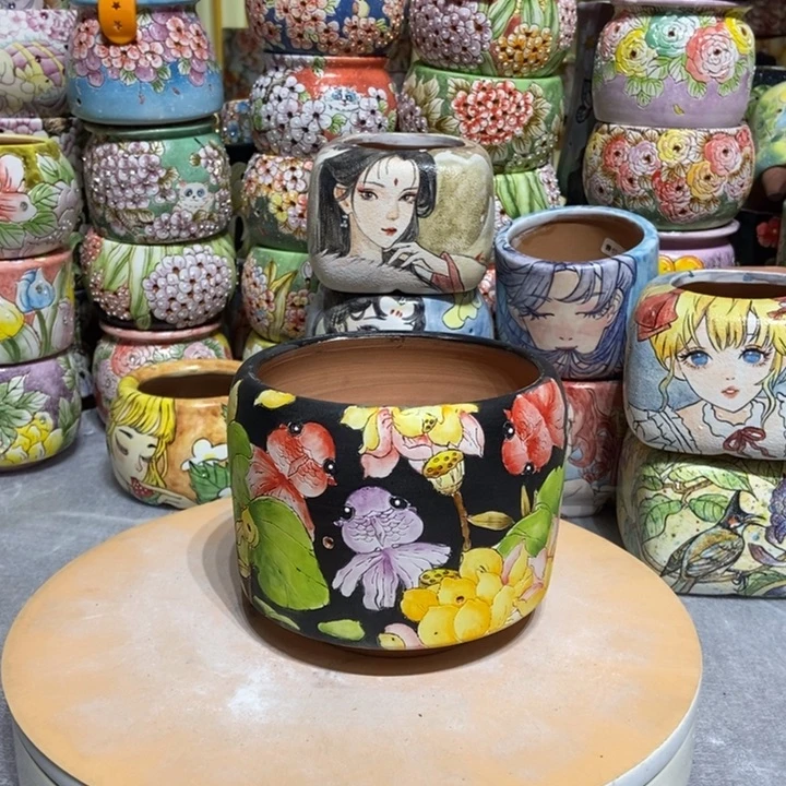 景德镇艺术手绘作品