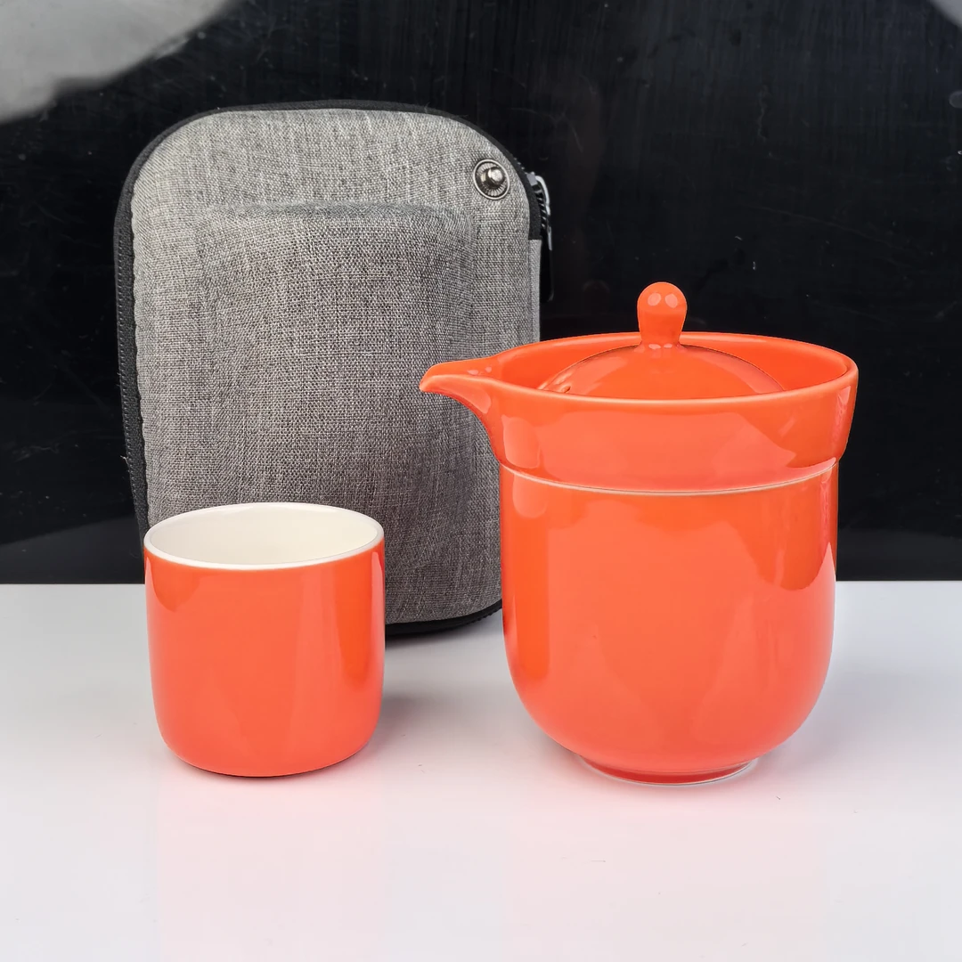 橙【1壶2杯】旅行套C0567