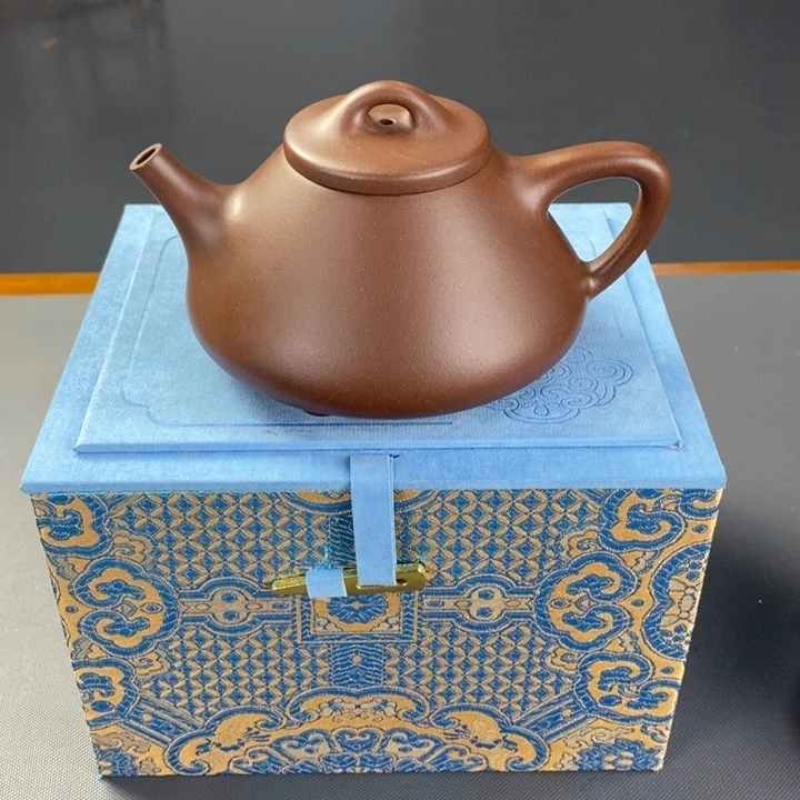 茶壶紫泥紫泥子冶石瓢壶
