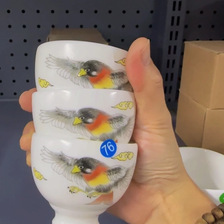 孤品羊脂玉猪油白三个一组76