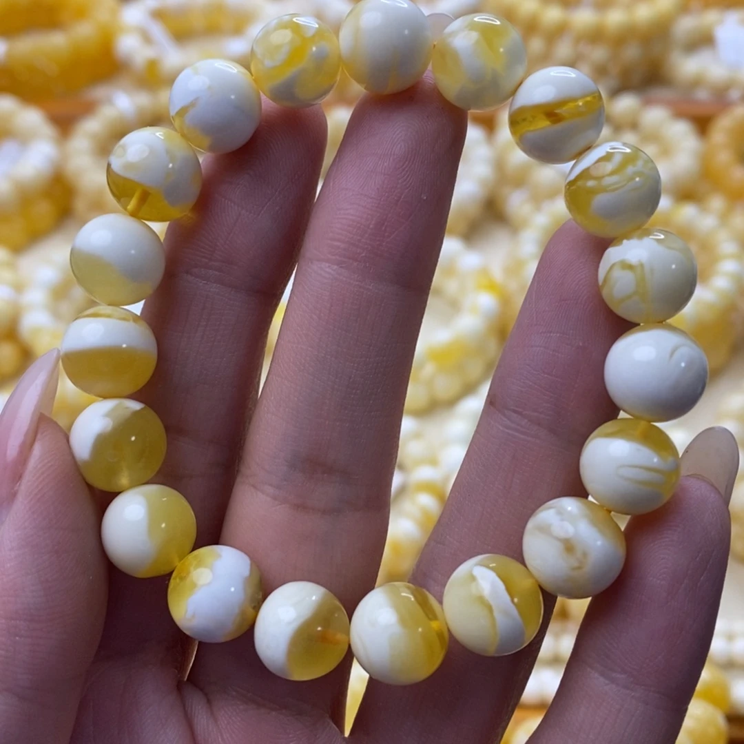 琥珀未镶嵌手串琥珀