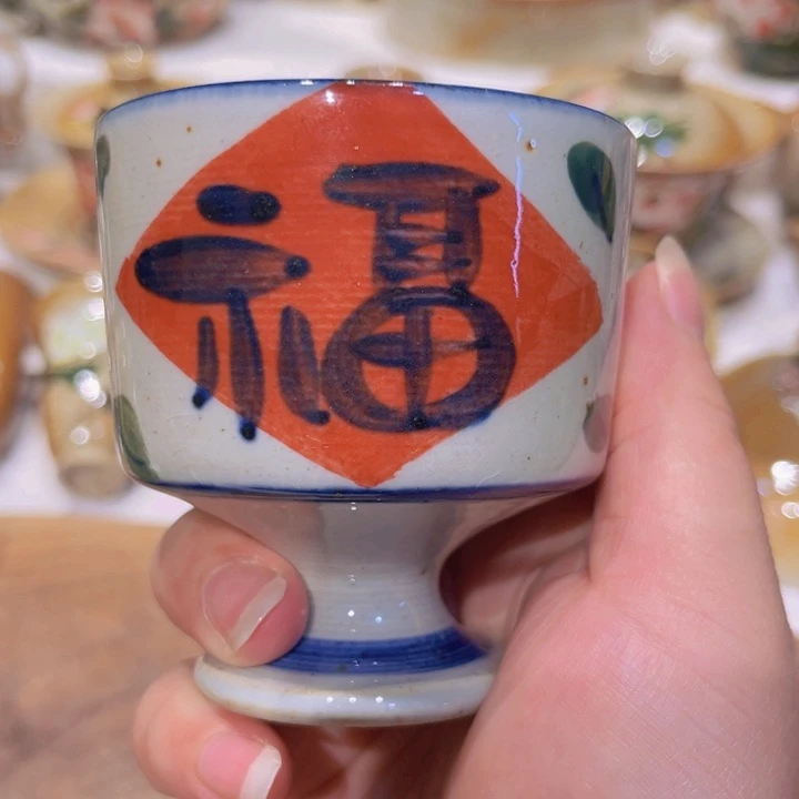 瓷片景德镇老陶泥杯