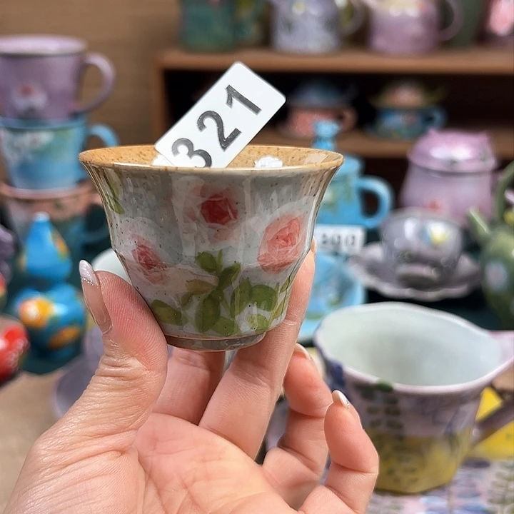杯景德镇陶瓷手绘作品321