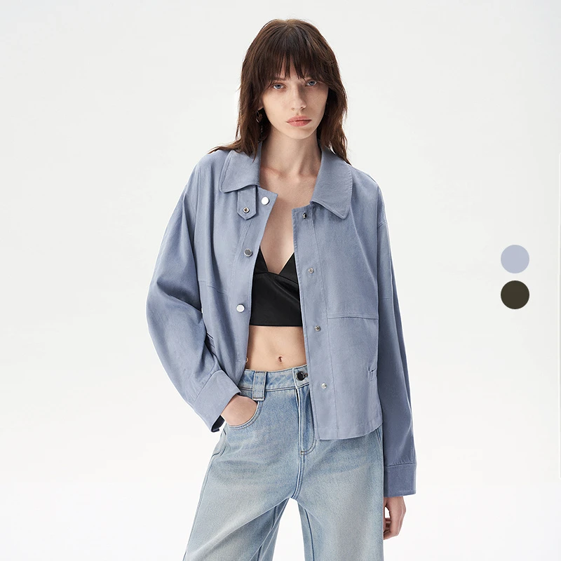 IRO Night 外套哑光复古感长袖垂坠多色法式轻奢25早春新款