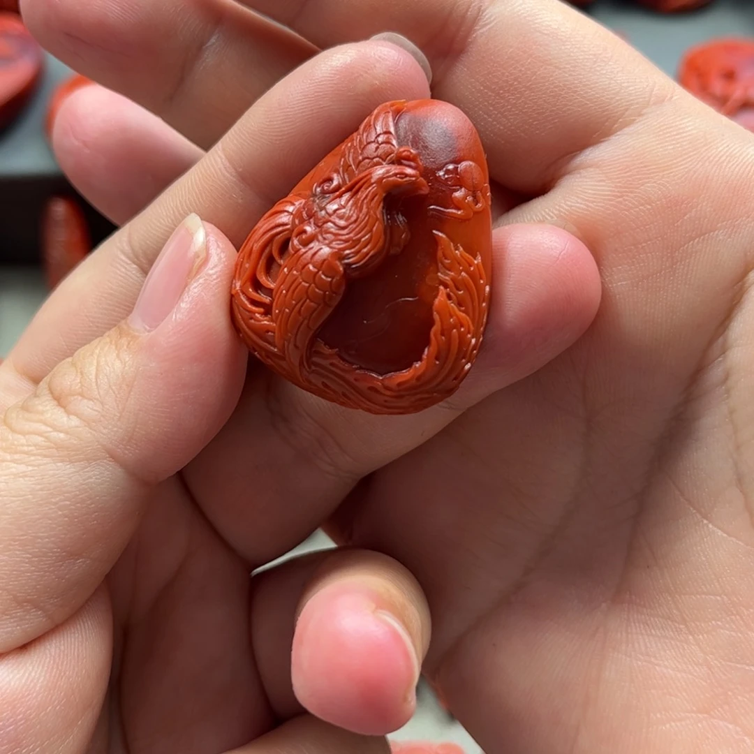 吊坠(不含链)未镶嵌南红玛瑙