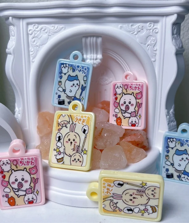 定制【吉伊卡哇牌牌】仿真食玩树脂diy 迷你玩具配件