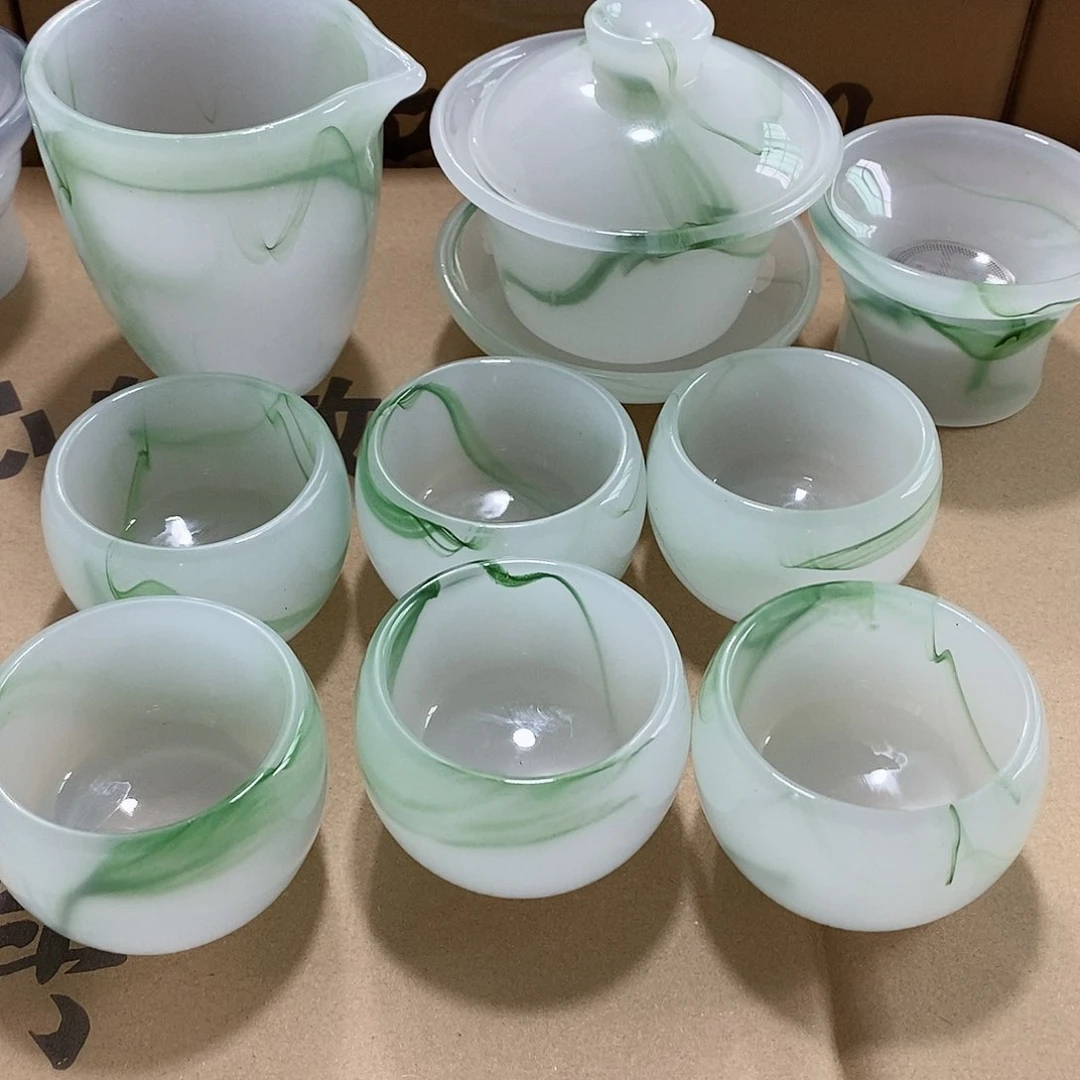 杯高端琉璃茶具 无礼盒无茶盘