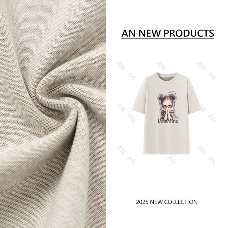 C03227夏季新款INS潮宽松可爱休闲亮片卡通眼镜小女孩T恤