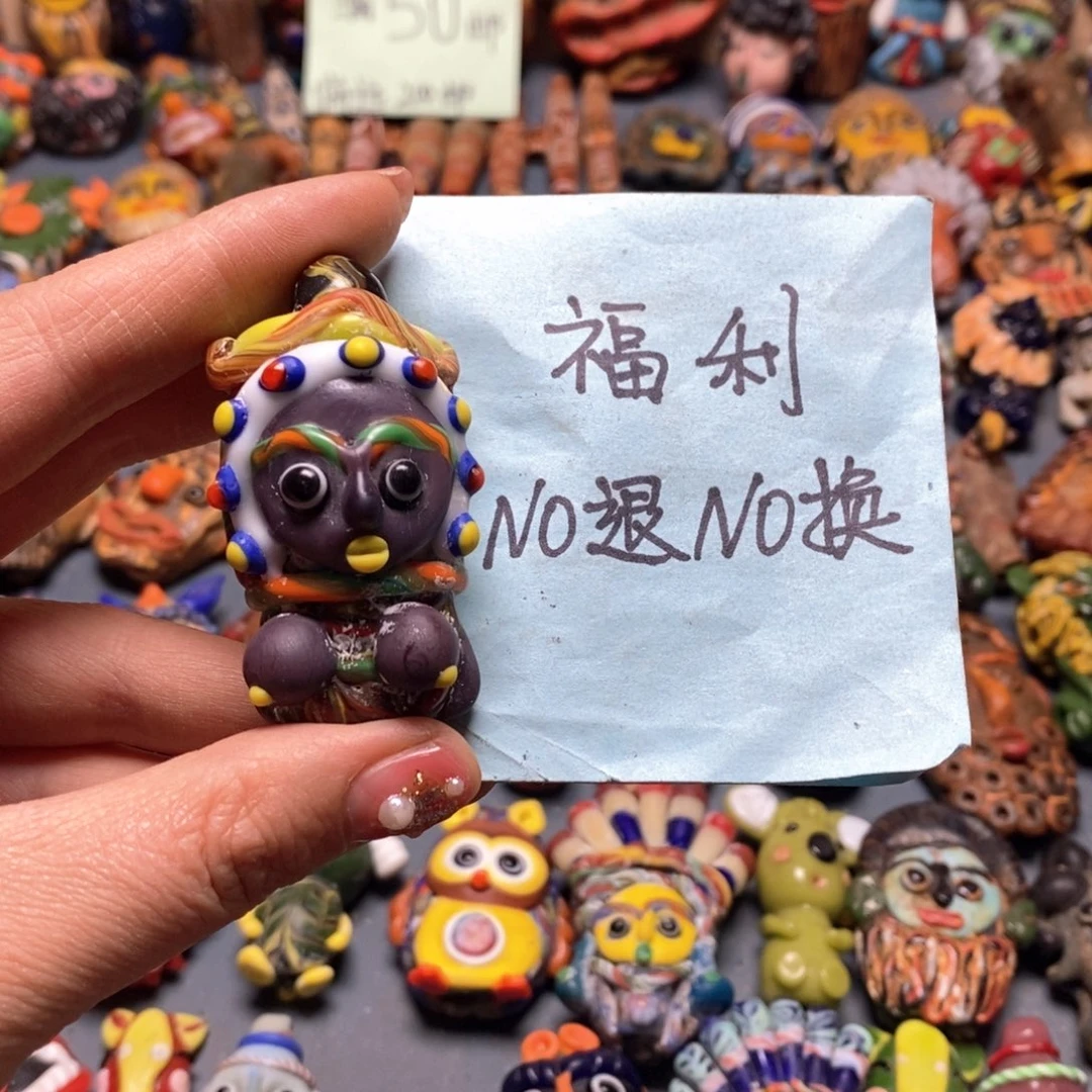 琉璃颈饰印度尼西亚波妹