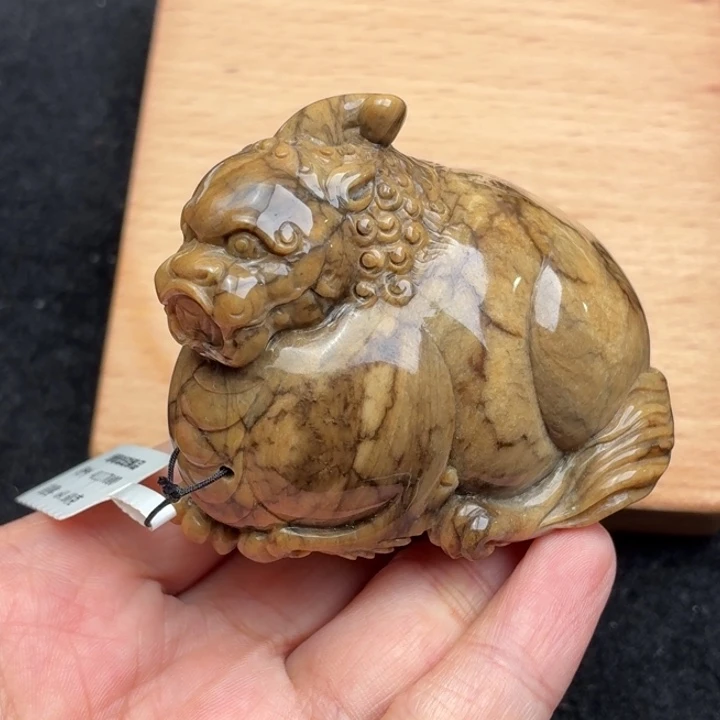 琥珀未镶嵌珠宝奇石荆棘妖花根貔貅