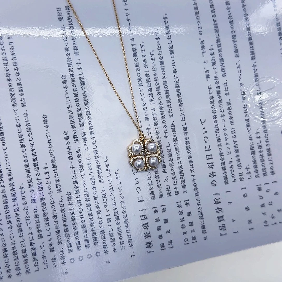 淡水珍珠银S925镶嵌颈饰