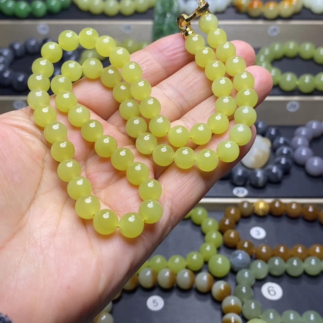 和田玉未镶嵌手串