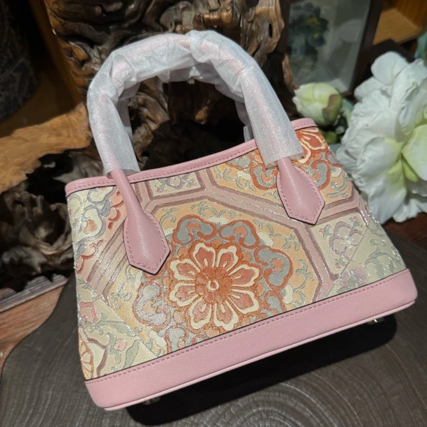 花园包高定时尚百搭手提包单肩包 非遗技艺新中式包包