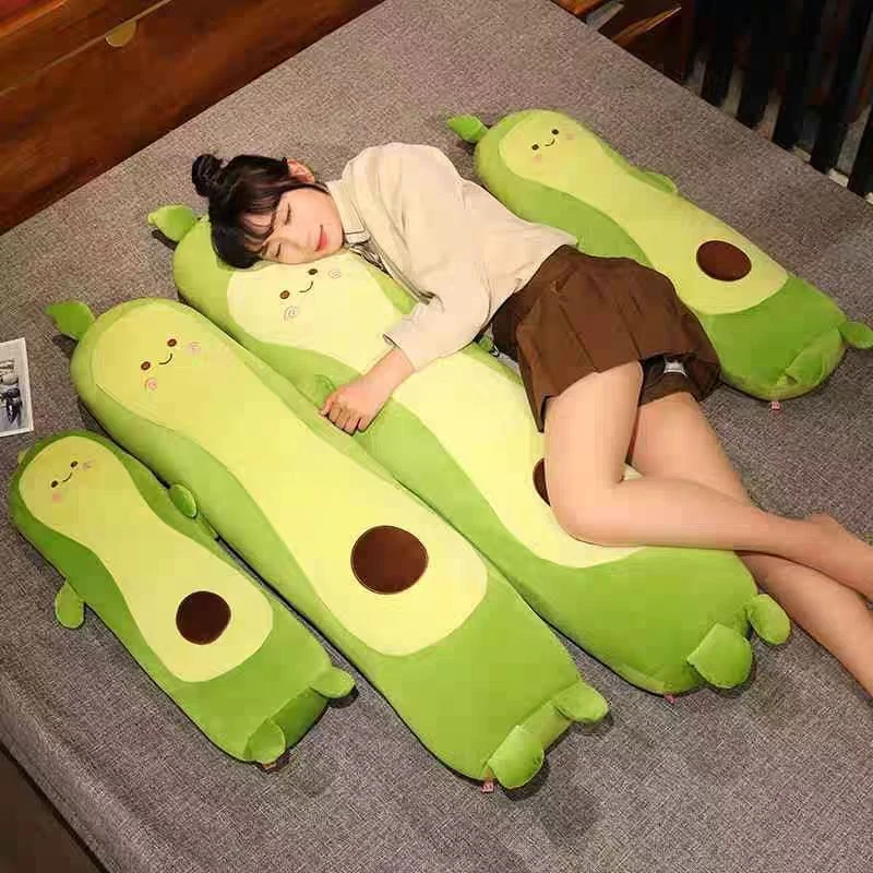 sawp牛油果长条抱枕女生睡觉夹腿男生款床上抱睡毛绒玩具玩偶公仔