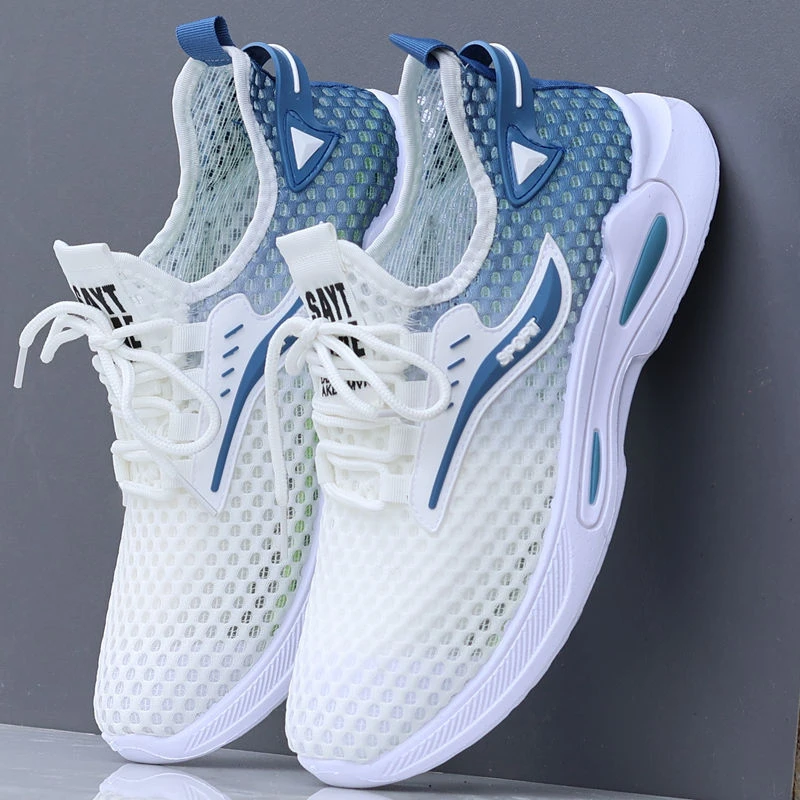 男鞋2025新款夏季网鞋跑步鞋网面透气鞋子男士软底减震运动鞋男款