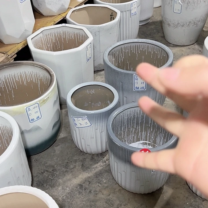 红陶陶瓷花盆默认微瑕