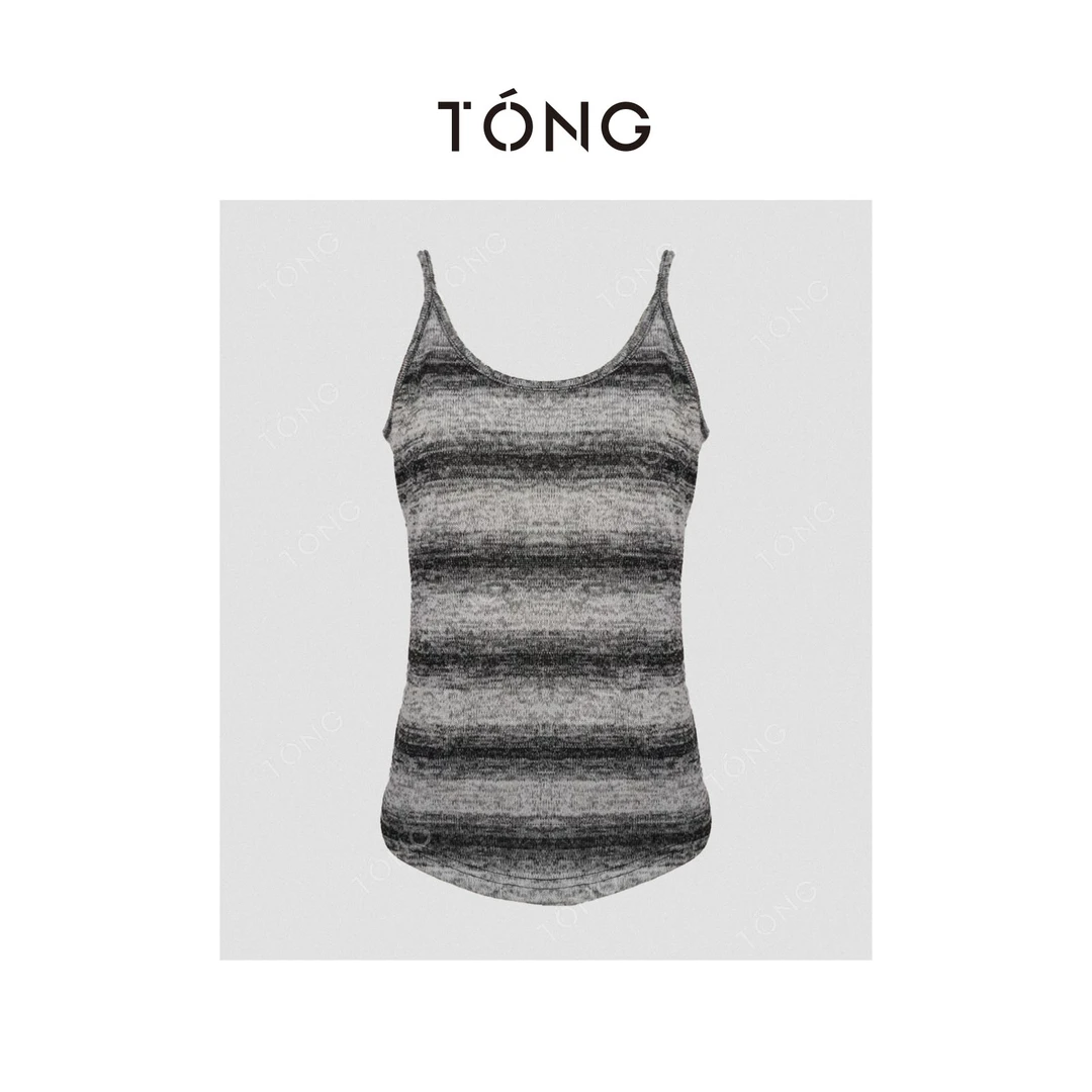 【小破烂】拼色定制纱线吊带背心百搭 GB0059