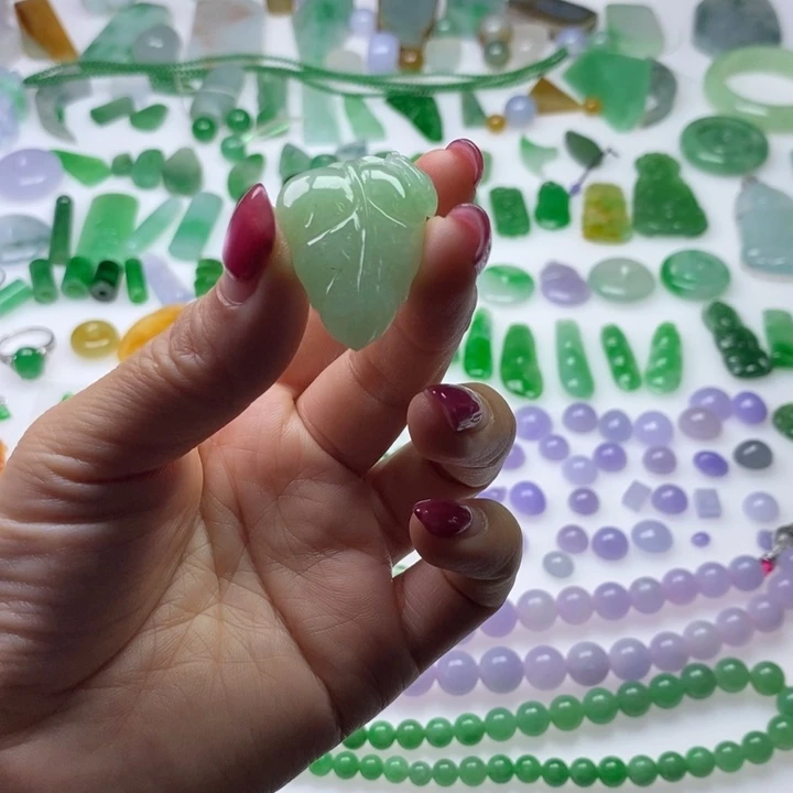 翡翠未镶嵌挂件天然翡翠