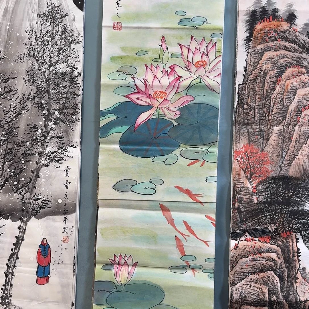 纯手绘国画作品好看