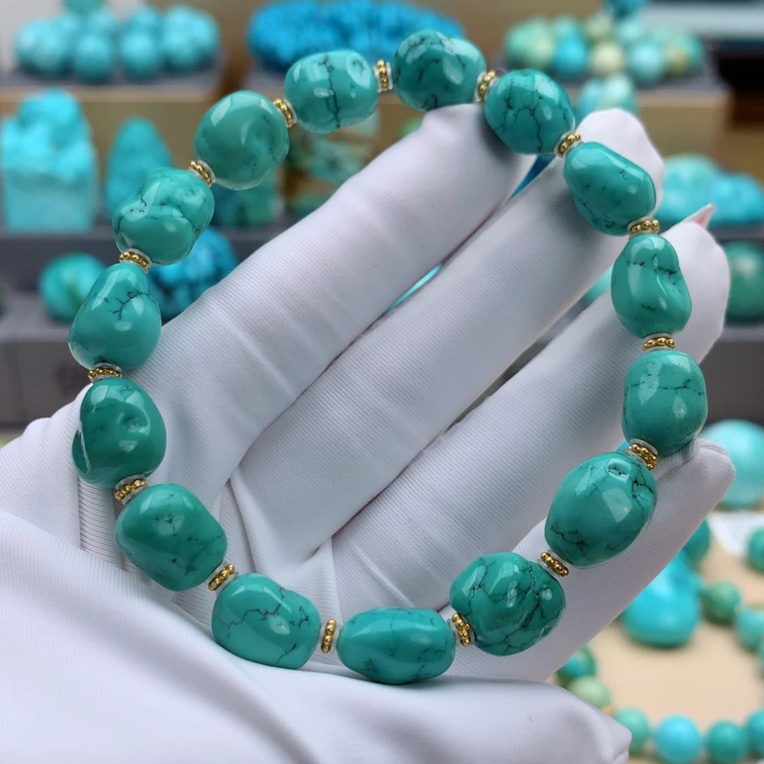 未镶嵌绿松石珠宝奇石