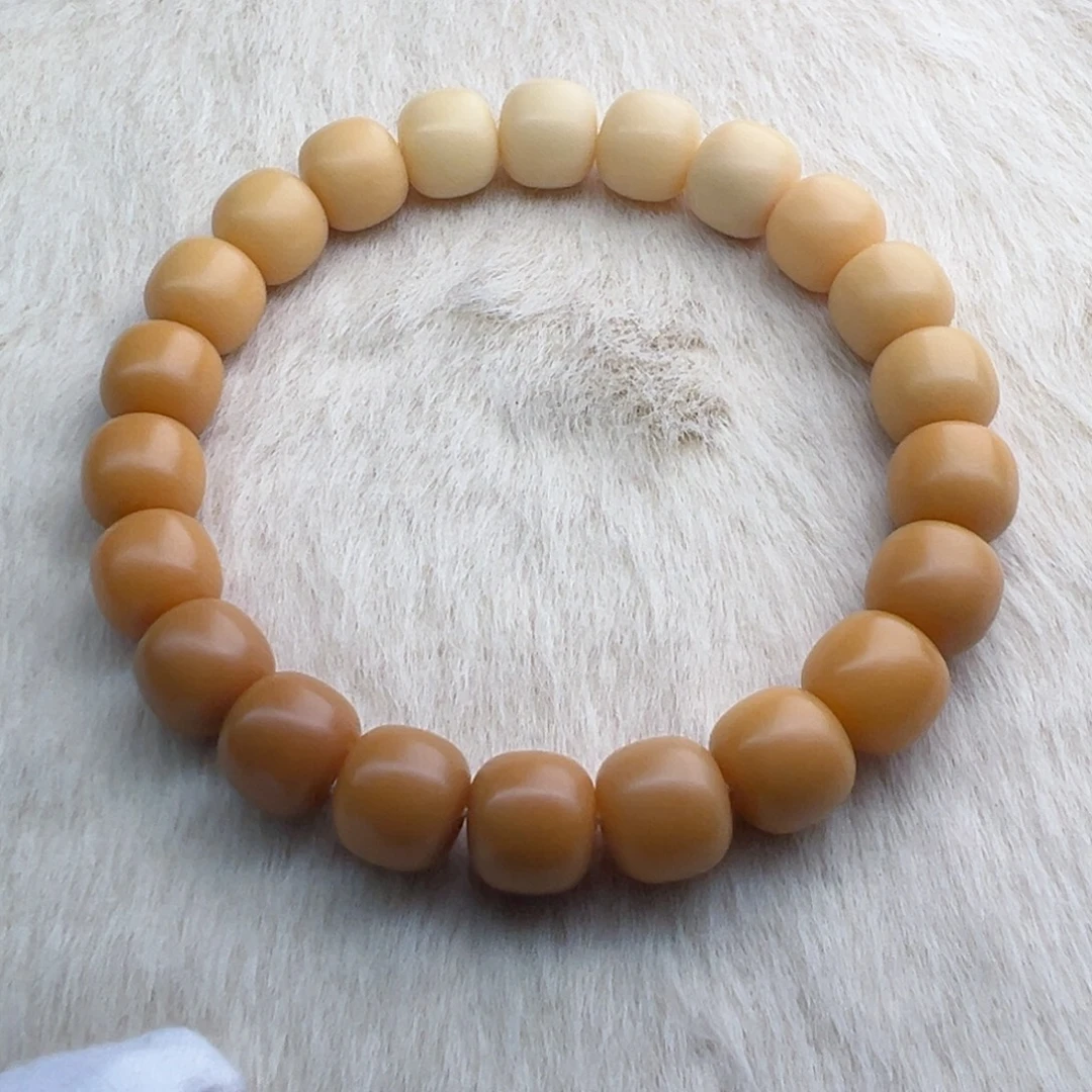 手串菩提根/象牙果卡11天然风化老料干磨菩提根S11