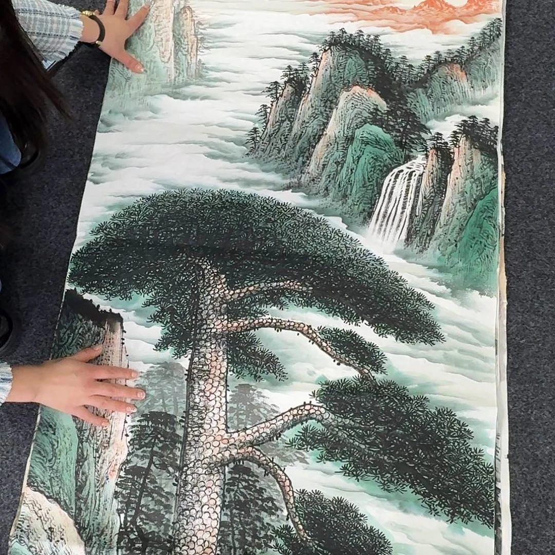 纯手绘国画作品好看