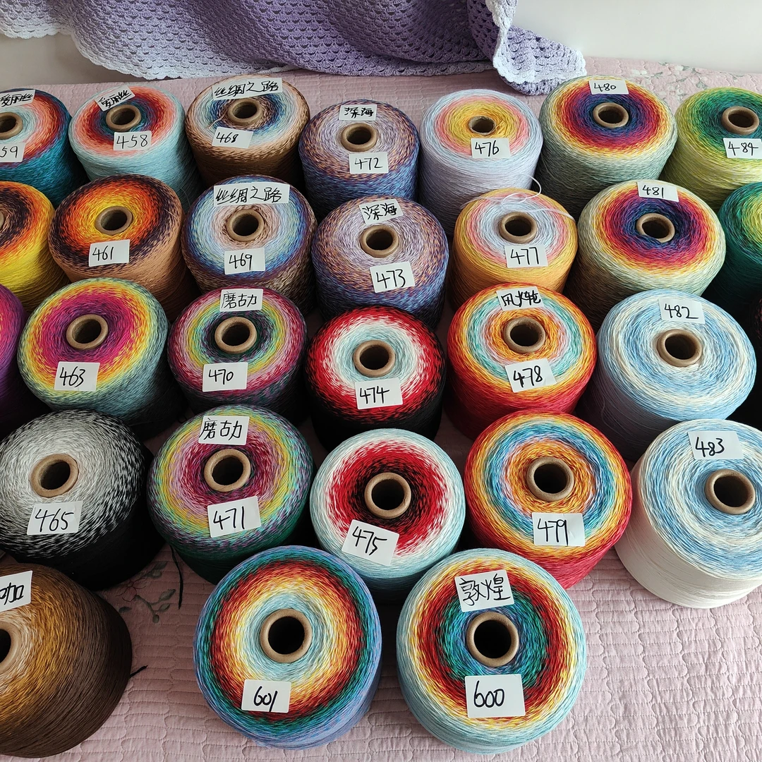 纯棉蛋糕线3斤装1500克百棉加大版蕾丝手工编织线圣殿毯十星毯子