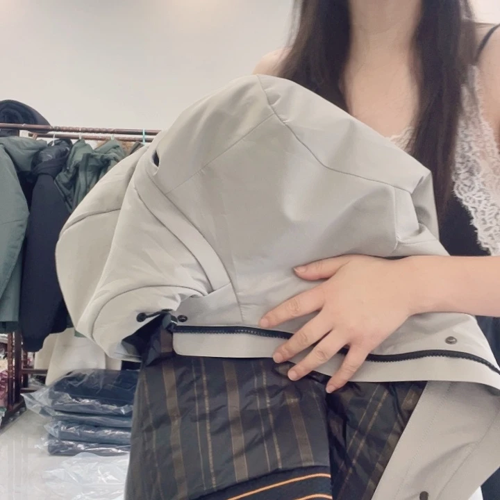 山羊毛羊羔毛派克