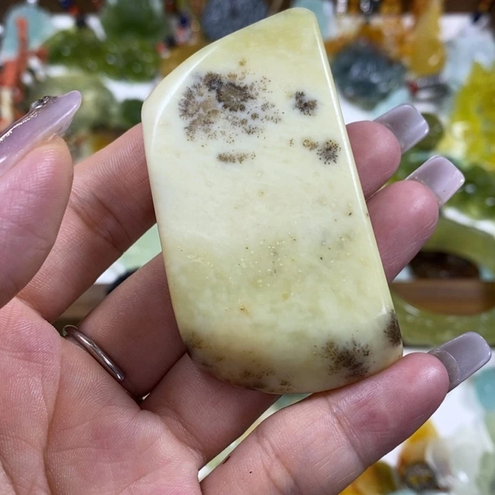 蛇纹石玉未镶嵌手把