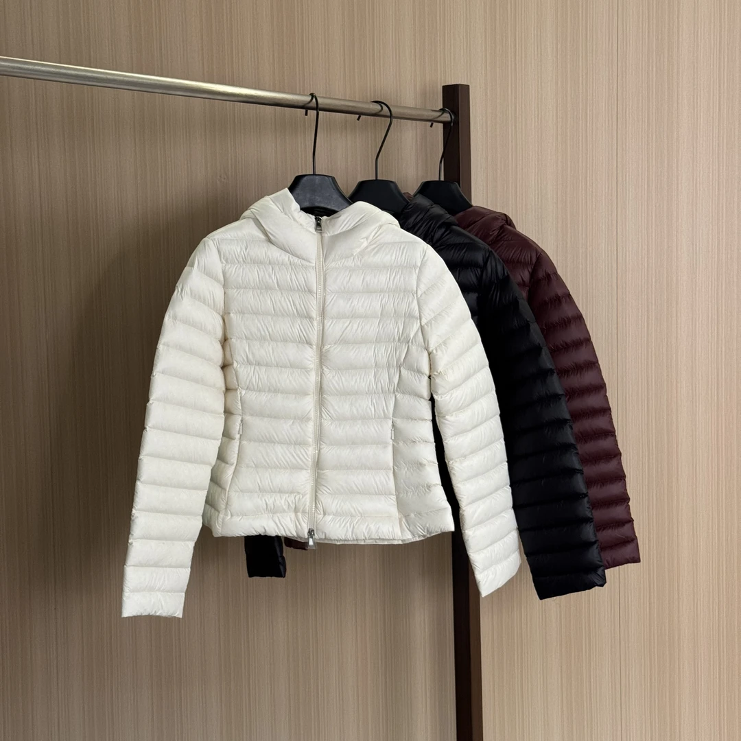 WMM收腰排骨系列连帽女士羽绒服秋冬纯色百搭显瘦