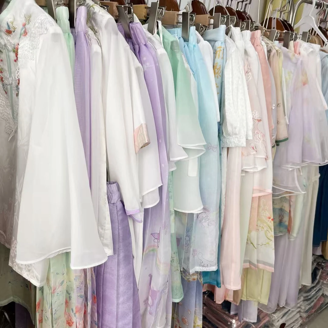 【盲盒款】女孩儿夏季中童随机款式随机图案随机颜色汉服