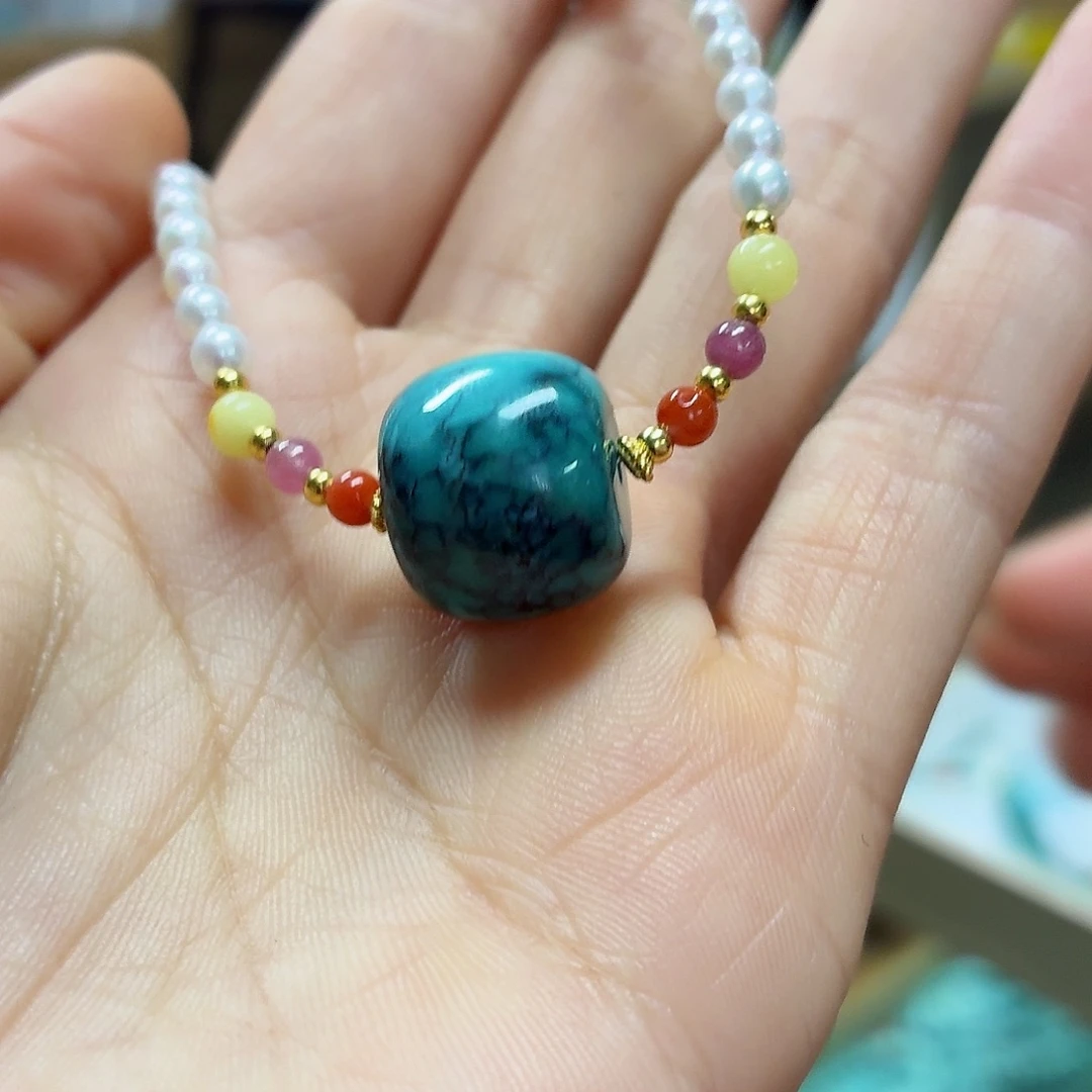 未镶嵌绿松石珠宝奇石