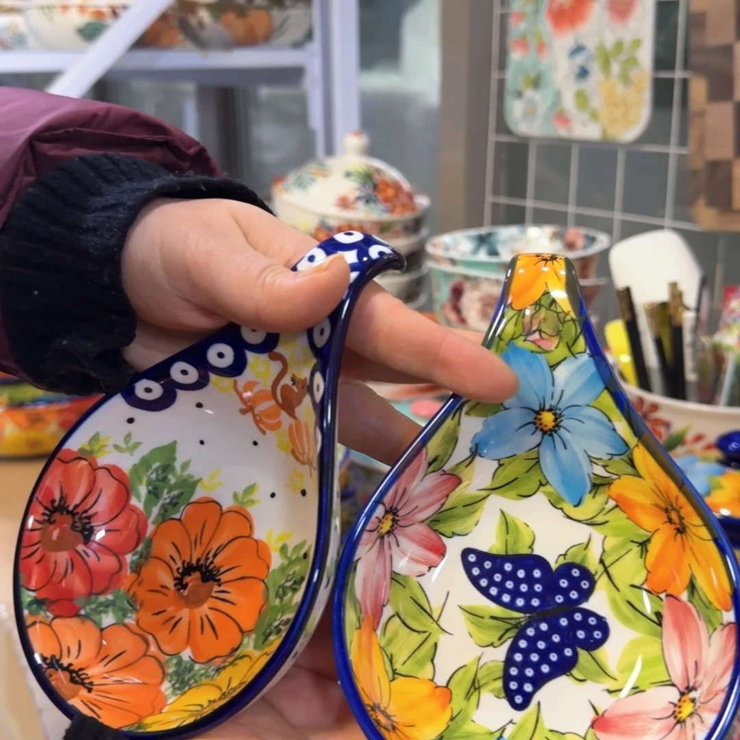 陶瓷外贸勺托两只看图