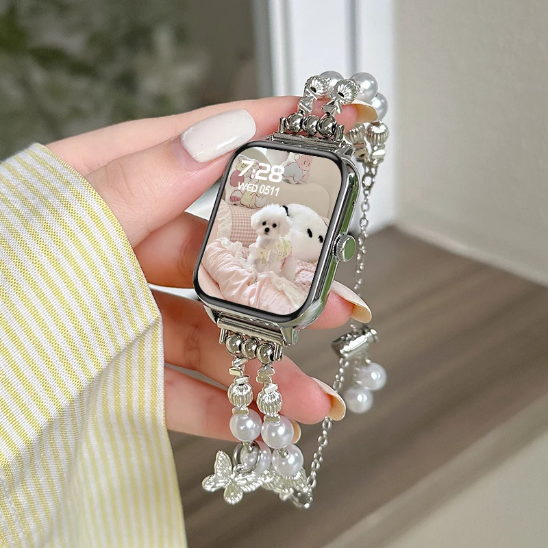 女款智能手表多功能手链时尚百搭蓝牙通话支付运动手环华强北新款