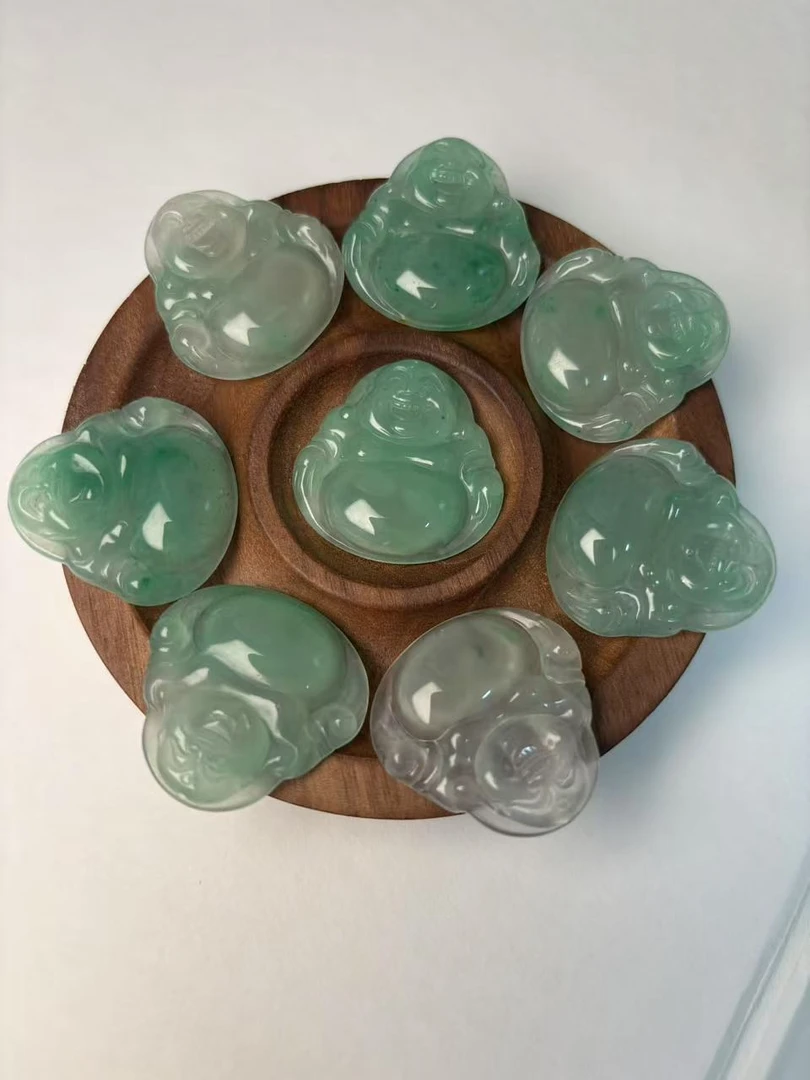 【认真甄选】纯天然A货非洲翠A货佛公吊坠种老水足气质多样性发货