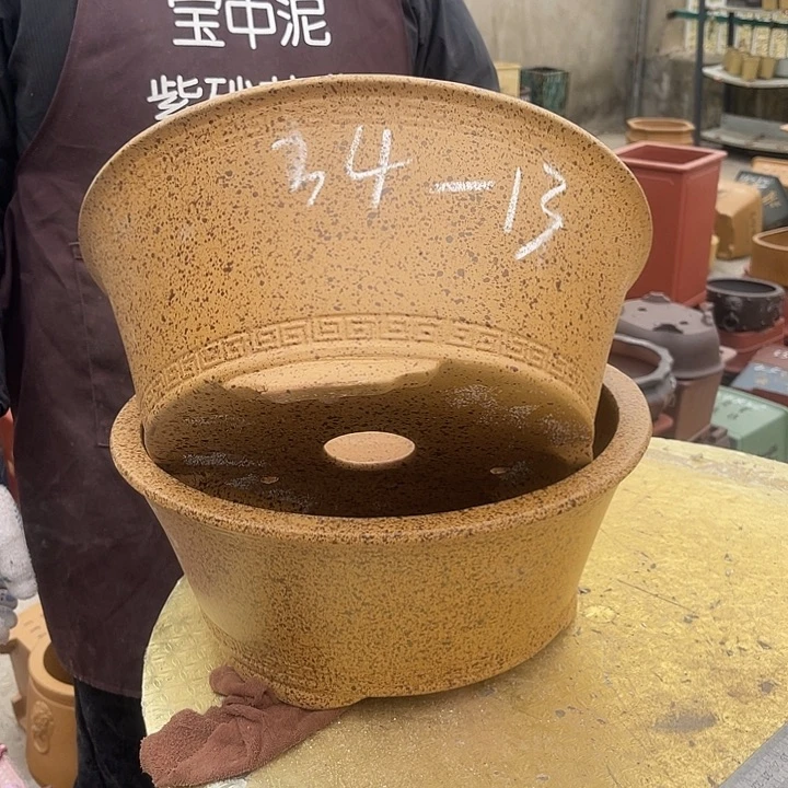 紫砂花盆紫砂等传统