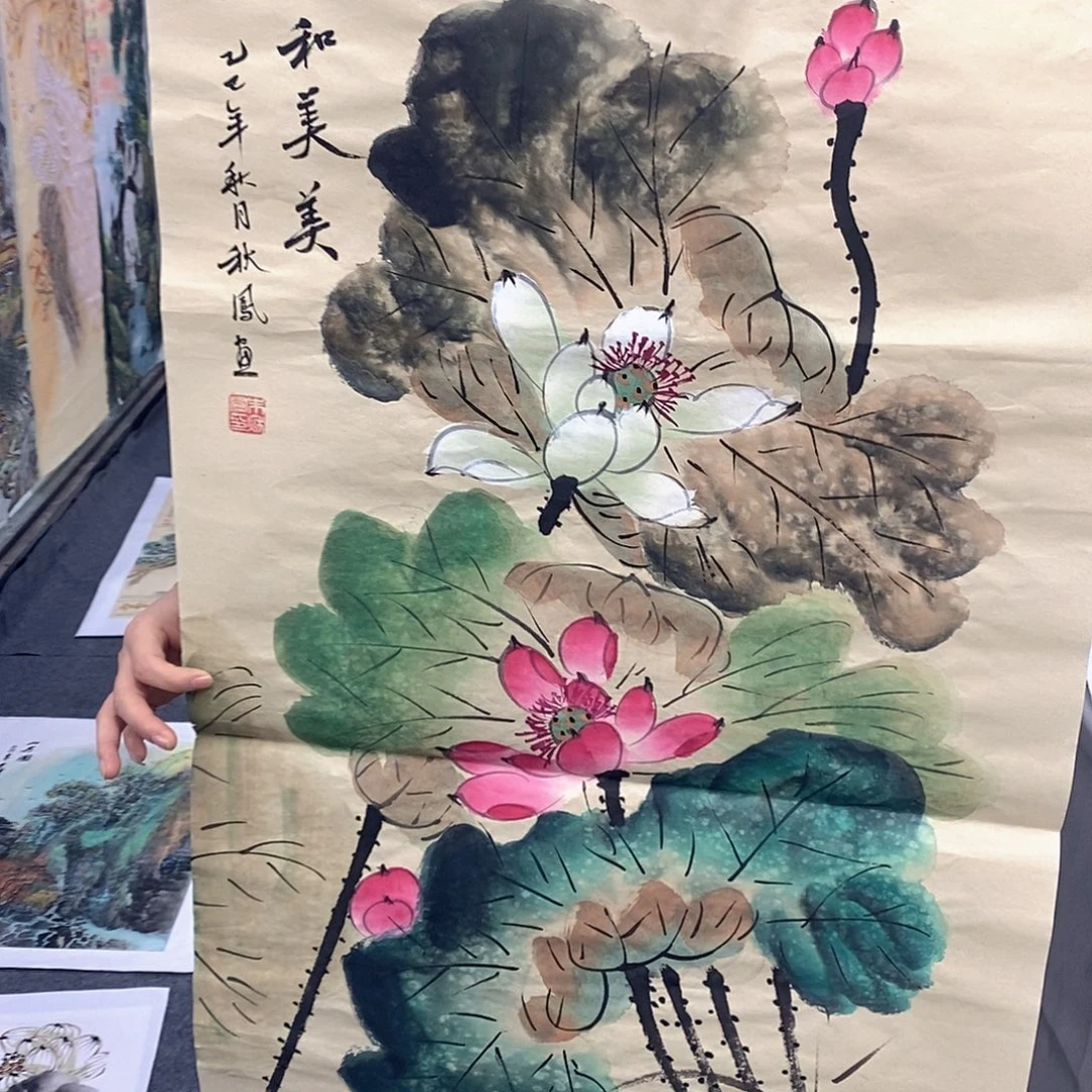 国画国画手绘作品