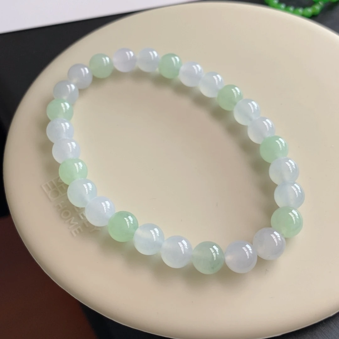 翡翠未镶嵌手链卡7