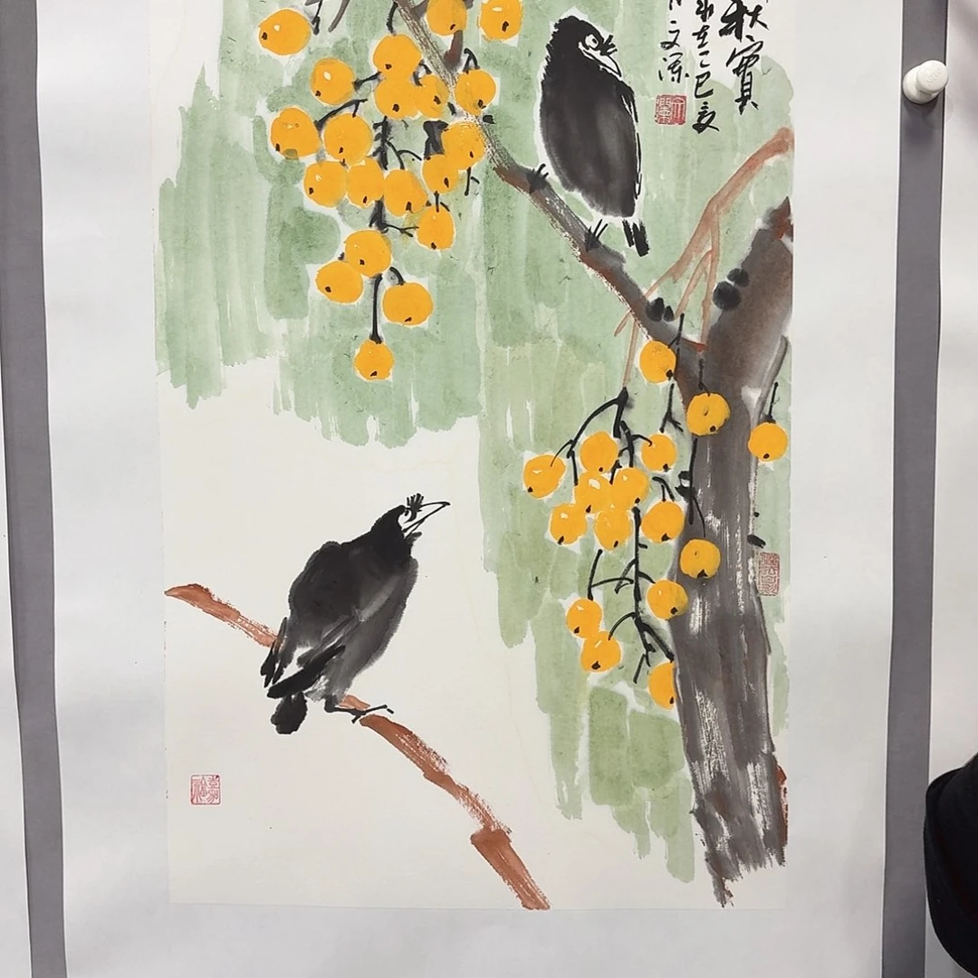 国画亲笔手绘放心去藏