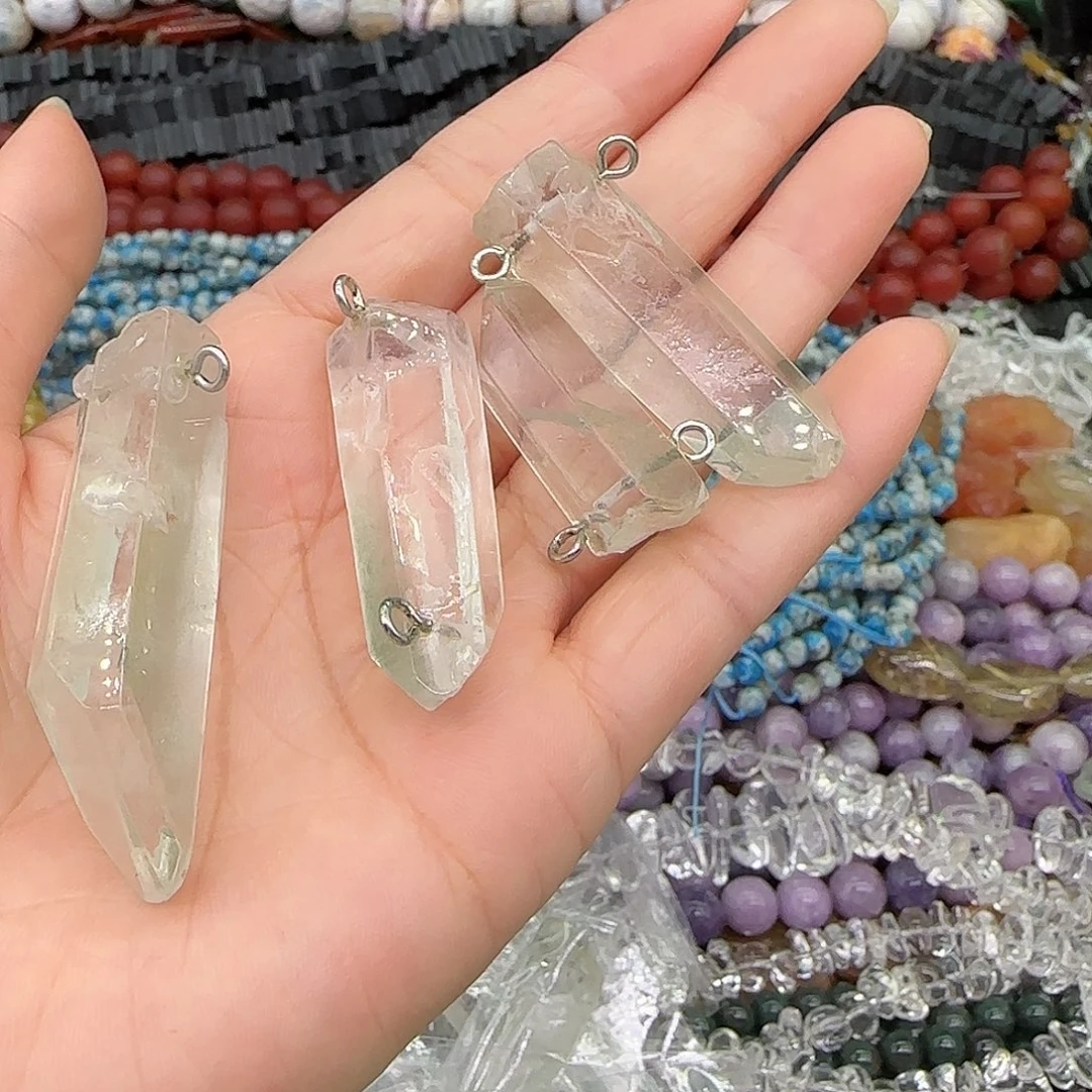 合金玛瑙/玉髓珠宝半成品绿幽灵一个混发不挑