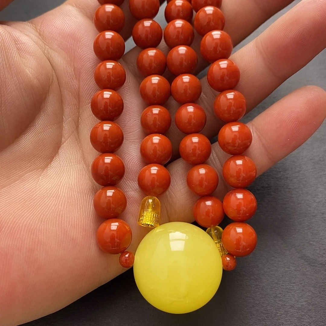 琥珀未镶嵌裸石吊坠