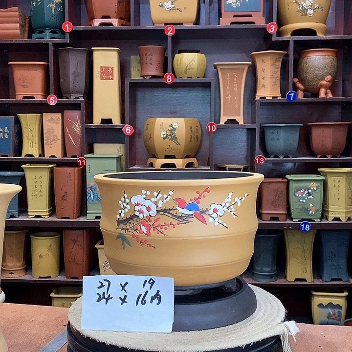紫砂花盆紫砂花盆