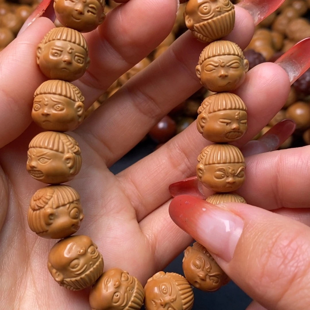 猴头核桃手串新款哪吒