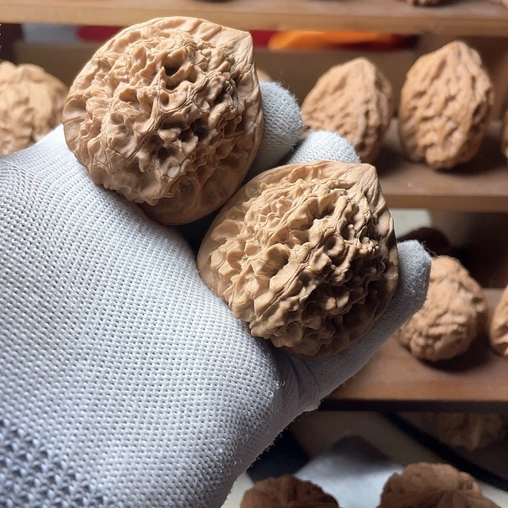 吊坠文玩核桃王永麒麟纹官帽45