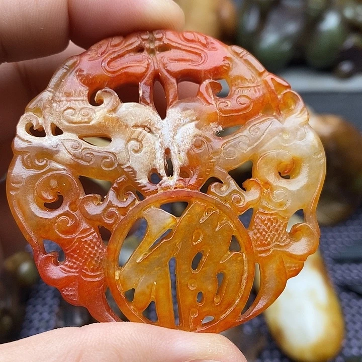 未镶嵌蛇纹石玉颈饰