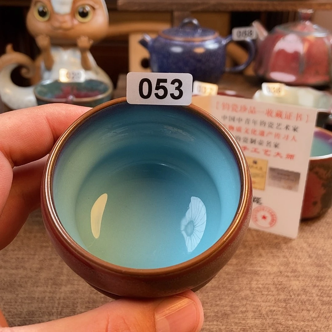 瓷片钧瓷摆件摆件摆件摆件