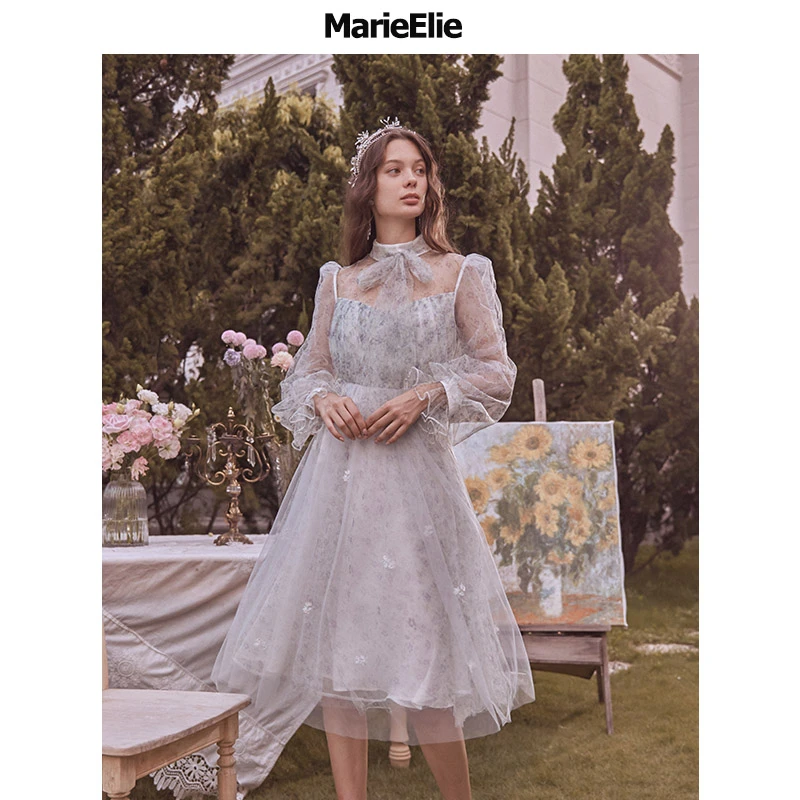 【宠粉专属】Marie Elie白瑾雅栀连衣裙EAB12M05120