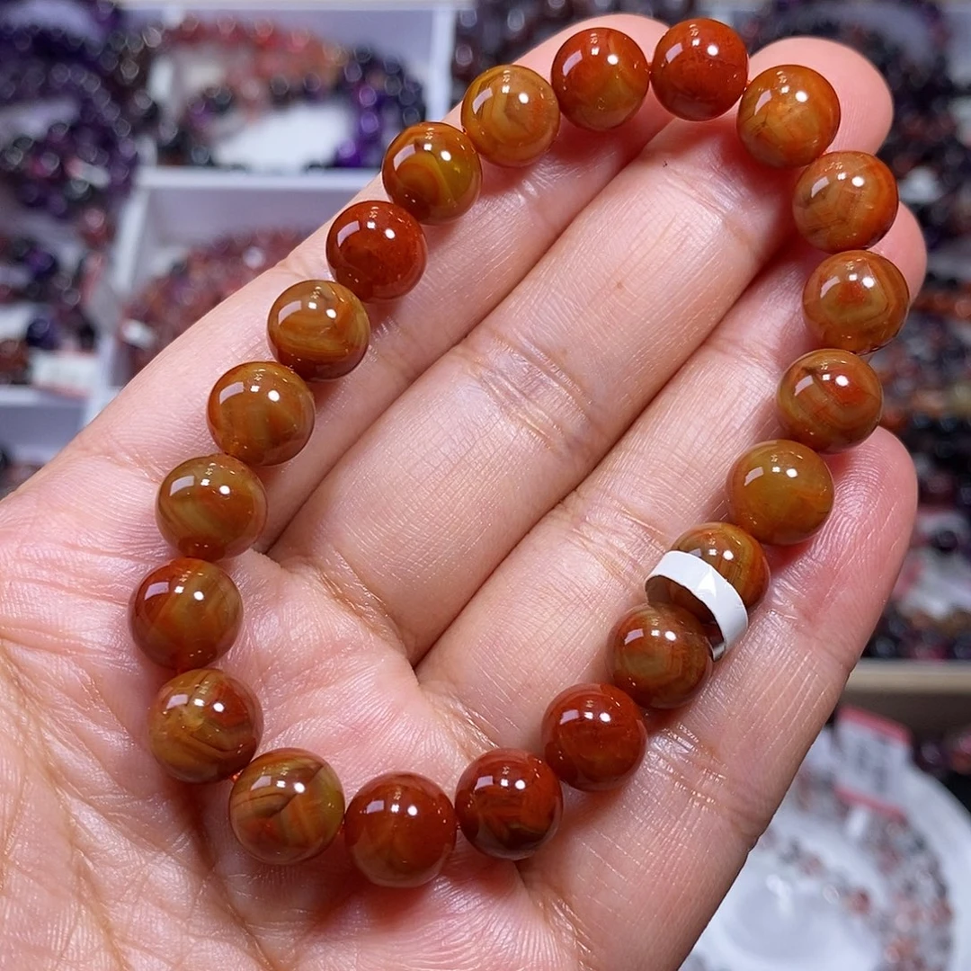 未镶嵌手链水晶极光23黄金八卦眼