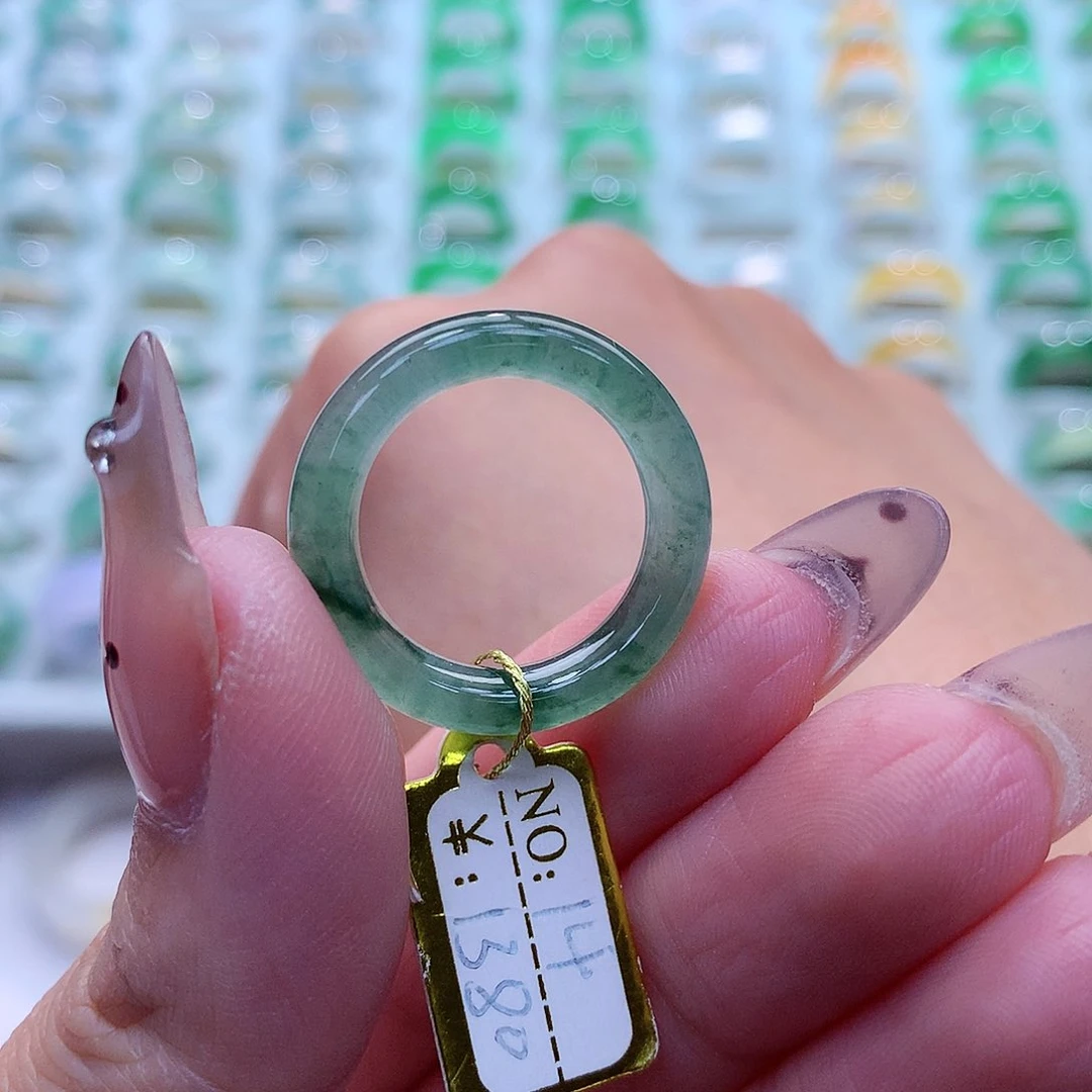 翡翠戒指未镶嵌14号