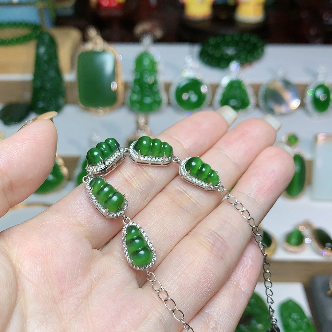 未镶嵌手链和田玉（碧玉）